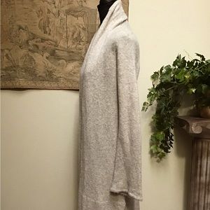 SLEEPING ON SNOW tan/oatmeal, long sweater, wool/alpaca/nylon/spandex, medium